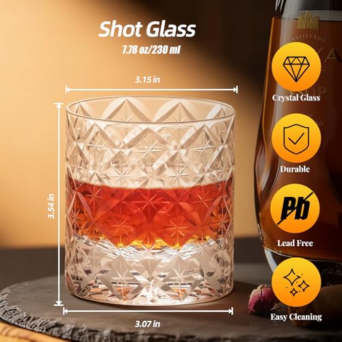 Classic Whiskey Glasses Set of 2 (2 Count)