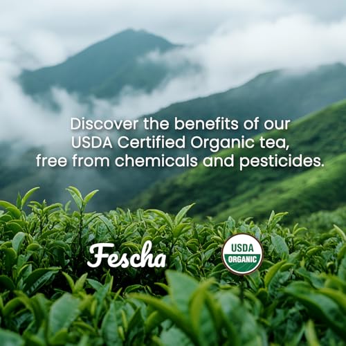 Organic Decaf Jasmine Green Tea Bags Flower (100 Count)