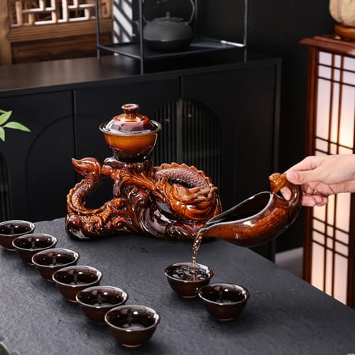 Ceramic Teapot with Infuser Chinese Gongfu Tea Set