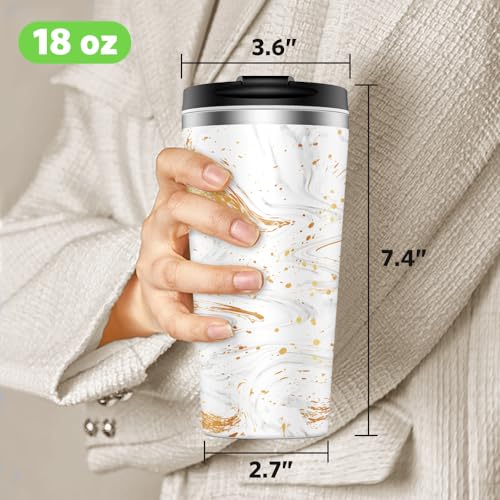 Insulated Coffee Mug with Ceramic Coating