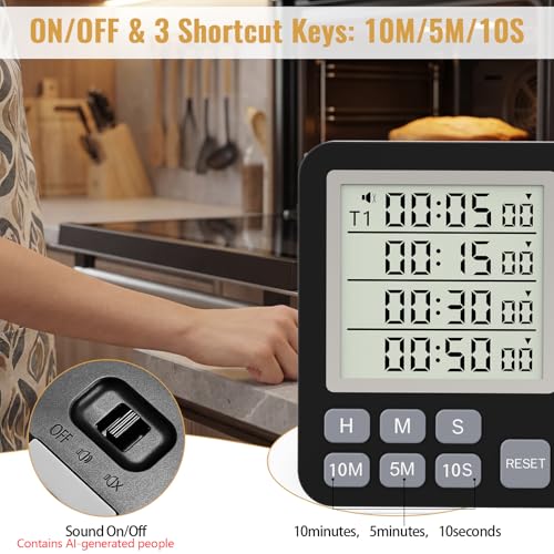 Digital Dual Kitchen Timer