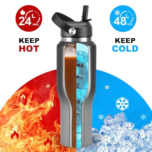 40oz Stainless Steel Water Bottle