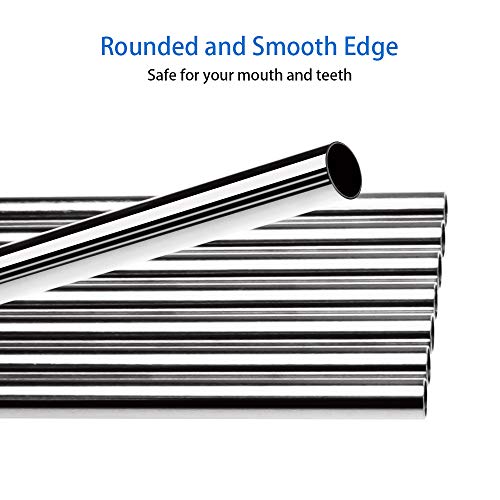 30 PCS Straight & Bent Stainless Steel Straws for Tumblers (30 Count)