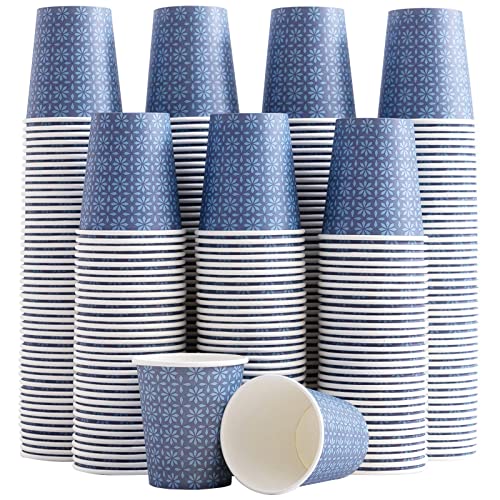 300 Pack 5 oz Paper Cups Disposable Bathroom Mouthwash Cups Navy (300 Count)