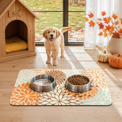 Fall Dish Drying Mat