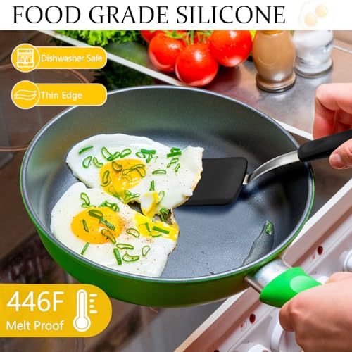 2 Pcs Mini Silicone Cookie Brownie Spatula (2 Count)