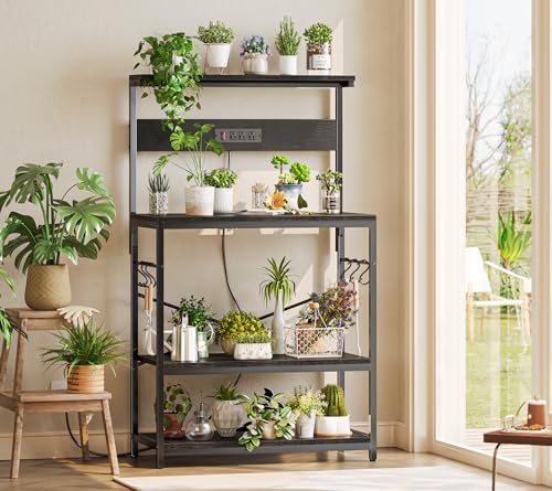 Bakers Rack with Power Outlets