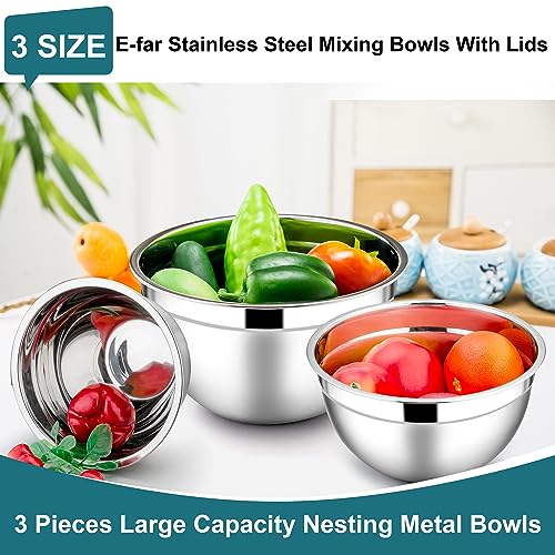 Mixing Bowls with Lids Set (3 Count)