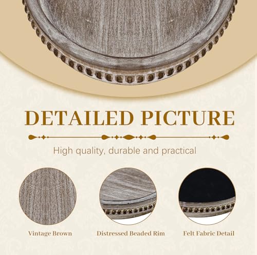 Oval Decorative Wooden Tray