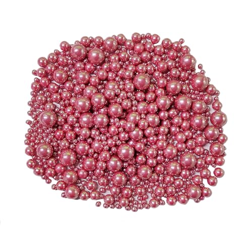 Edible Rose Gold Sugar Pearls Candy Sprinkles 120G (4.23 Ounce)