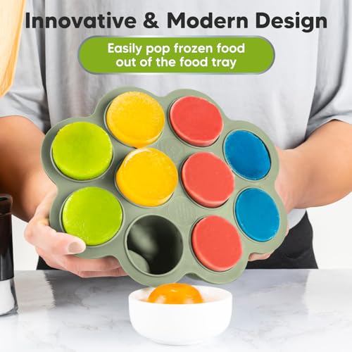 Silicone Food Freezer Trays with Lid