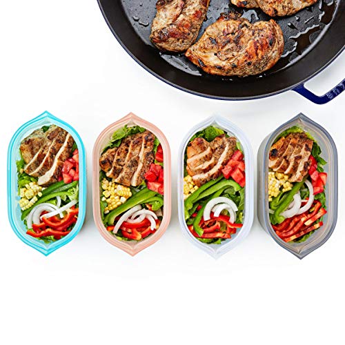 Reusable Food Storage Containers Full Set of 8 Lavender