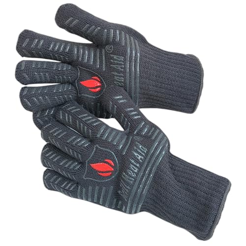 Grill Gloves Heat Proof for Men Grilling BBQ Heat Resistant Gloves