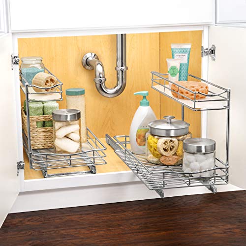 Pull Out Under Sink Kitchen Cabinet Organizer