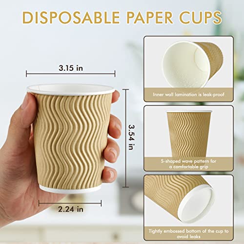 120 Count 8 oz Coffee Cups