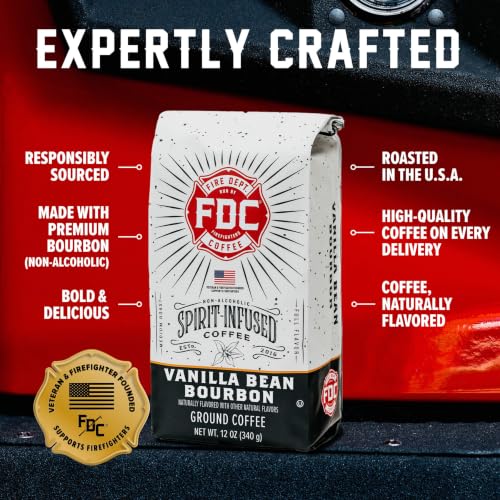 Vanilla Bourbon Infused Ground Coffee (12 Ounce)