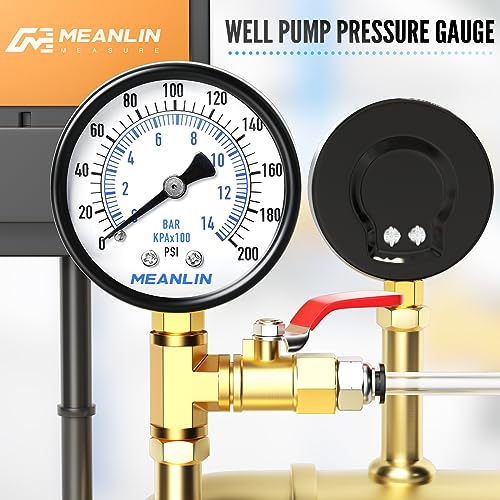 0 200Psi Well Pump Pressure Gauge 1