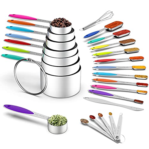 Measuring Cups and Measuring Spoons Set