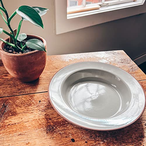 Ceramic Wide Rimmed Soup Bowl 25oz