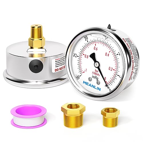 30inHG~0Psi Stainless Steel 1