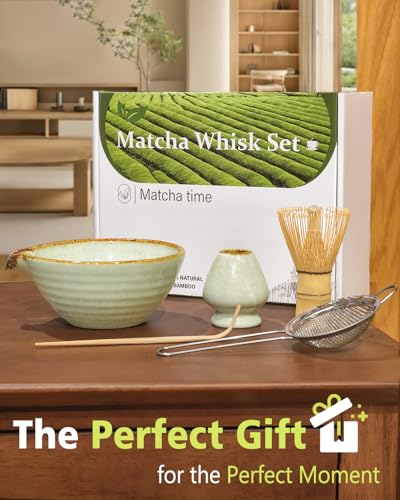 Matcha Whisk Set with Matcha Bowl