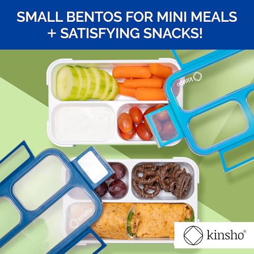 Small Snack Box Containers for Kids Toddlers (2 Count)