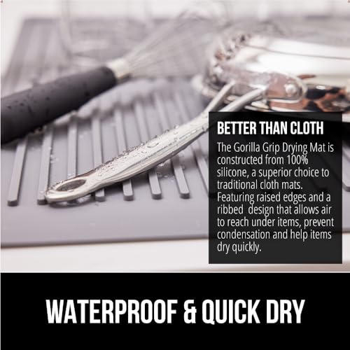 Patented BPA Free Silicone Dish Drying Mat