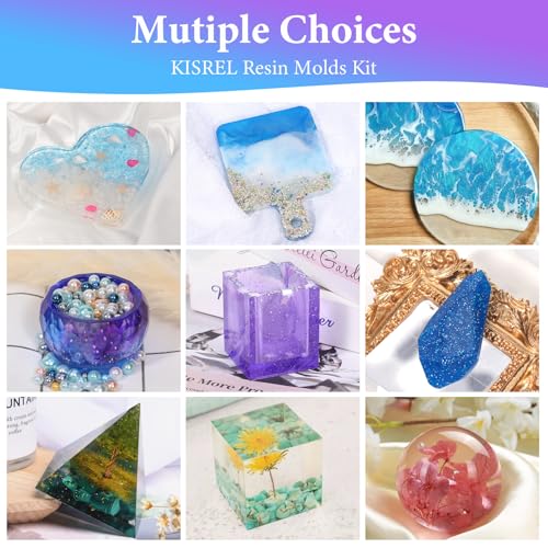 Resin Molds Kit 12PCS