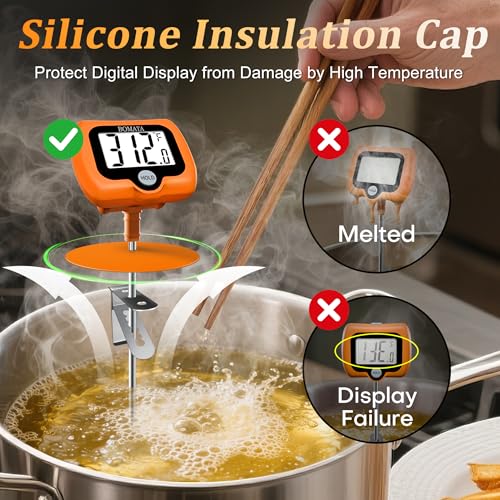 Digital Candy Thermometer with Pot Clip