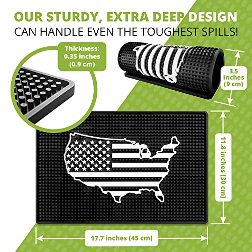 American Flag Bar Mat