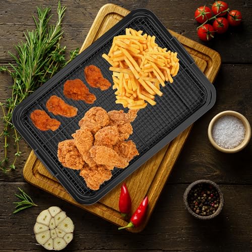 Large Air Fryer Basket for Oven with 30 PCS Parchment Paper