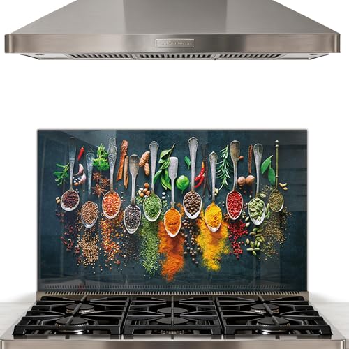 Tempered Glass Backsplash for Kitchen