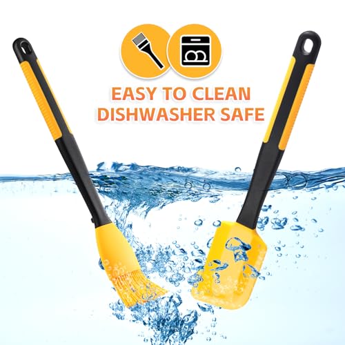 Extra Long Silicone Pastry Brush+Spatula