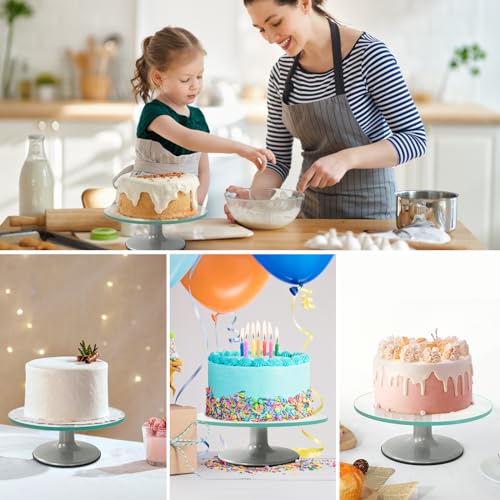 Cake Turntable Glass Stand 12"