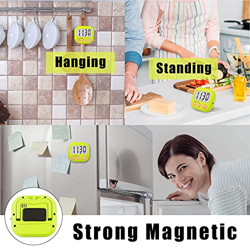 Digital Kitchen Timers for Cooking (6 Count)