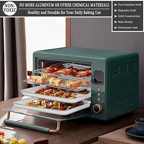 Baking Sheet with Rack Set [2 Sheets + 2 Racks] (4 Count)