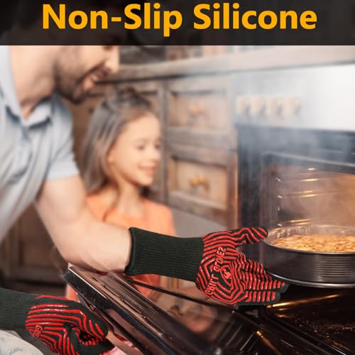 BBQ Gloves BBQ Accessories 1472℉ Extreme Heat Resistant