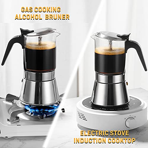 SIXAQUAE Induction Moka Pot