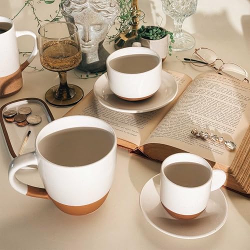 Mora Ceramic Mini Espresso Cups Set of 4 (4 Count)