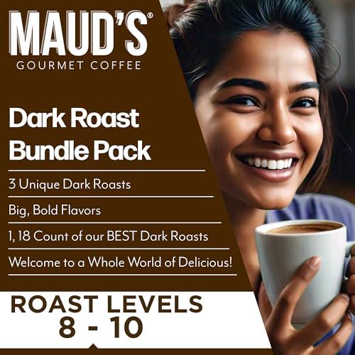 Dark Roast French Roast & Espresso Coffee Pods Bundle (54 Count)