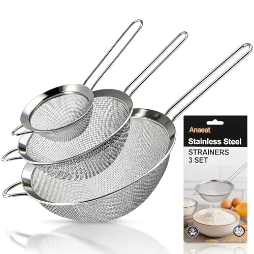 Fine Mesh Strainers (3 Count)