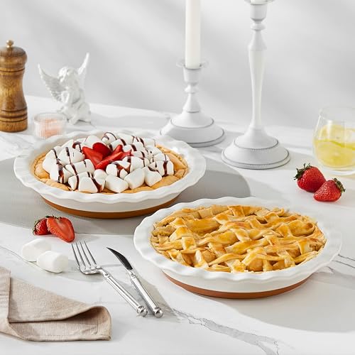Ceramic Pie Pan Set of 2 (2 Count)