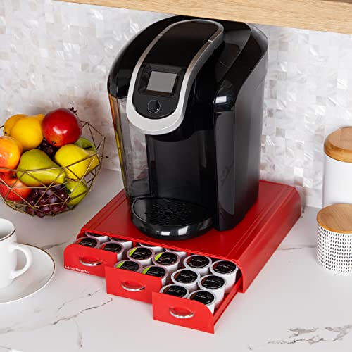 Single Serve Coffee Pod Organizer with 3 Drawers