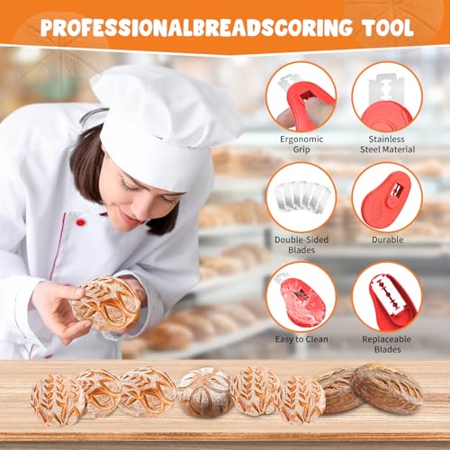 Extractable & Magnetic Bread Lame Dough Scoring Tool (5 Count)