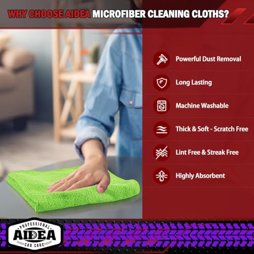 Microfiber Cleaning Cloth (20 Count)