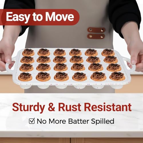 Silicone Mini Muffin Pan with Metal Frame