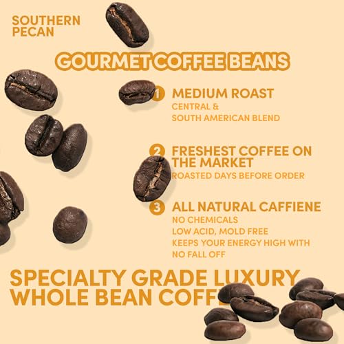 2 lb Southern Pecan Whole Bean Coffee (32 Ounce)