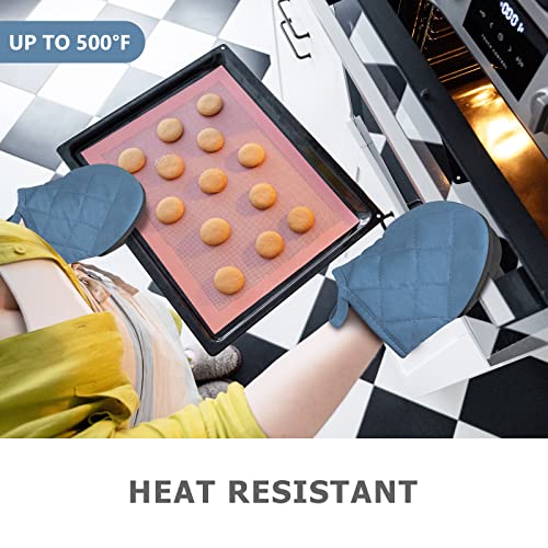1 Pair Short Oven Mitts