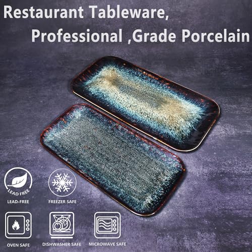 Porcelain Dinner Plates Platters Set of 2 (2 Count)