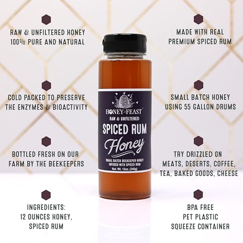 Spiced Rum Honey 12 oz (12 Fl Oz)